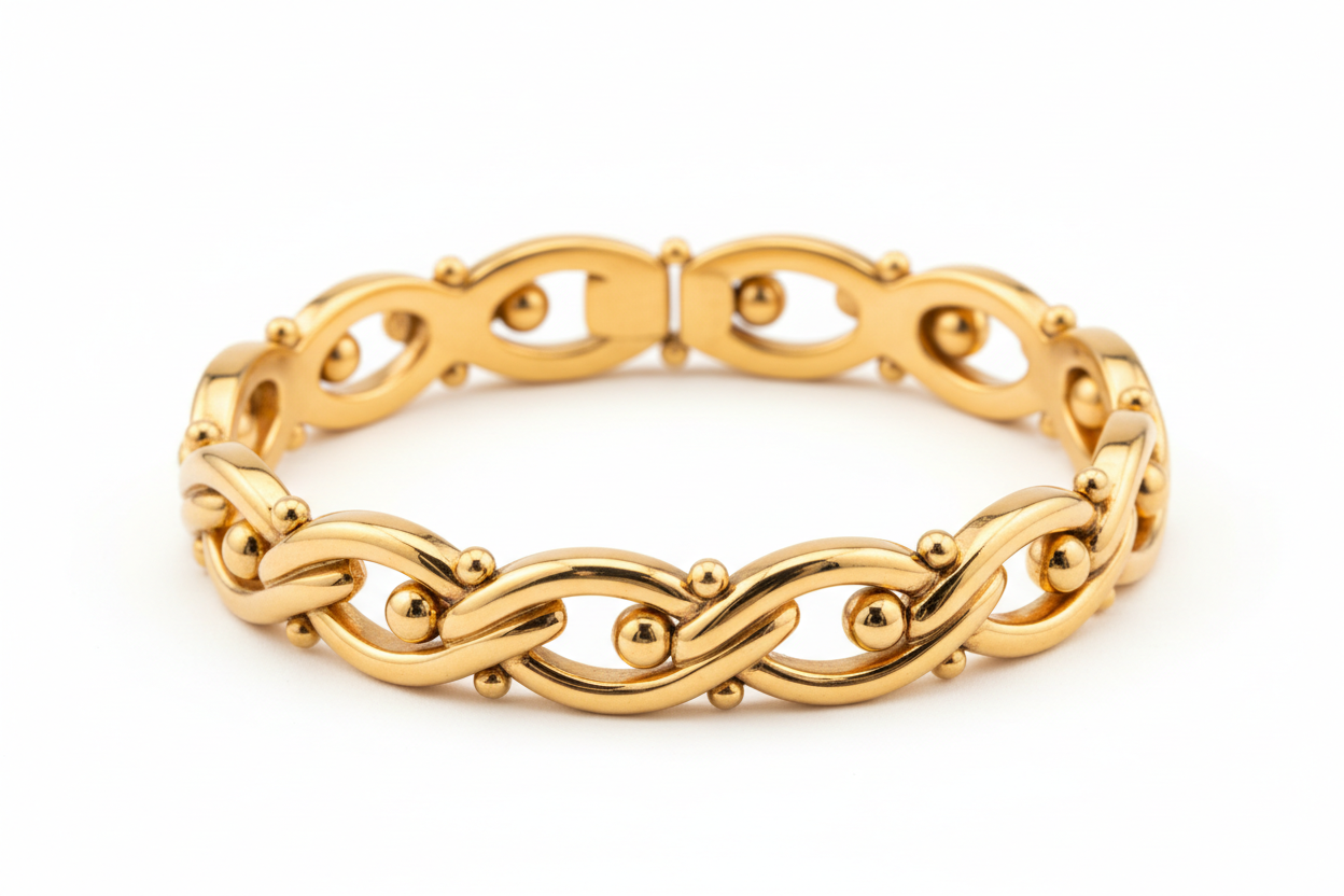 Pulseira Dourada Clássica