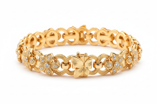 Pulseira Dourada Feminina