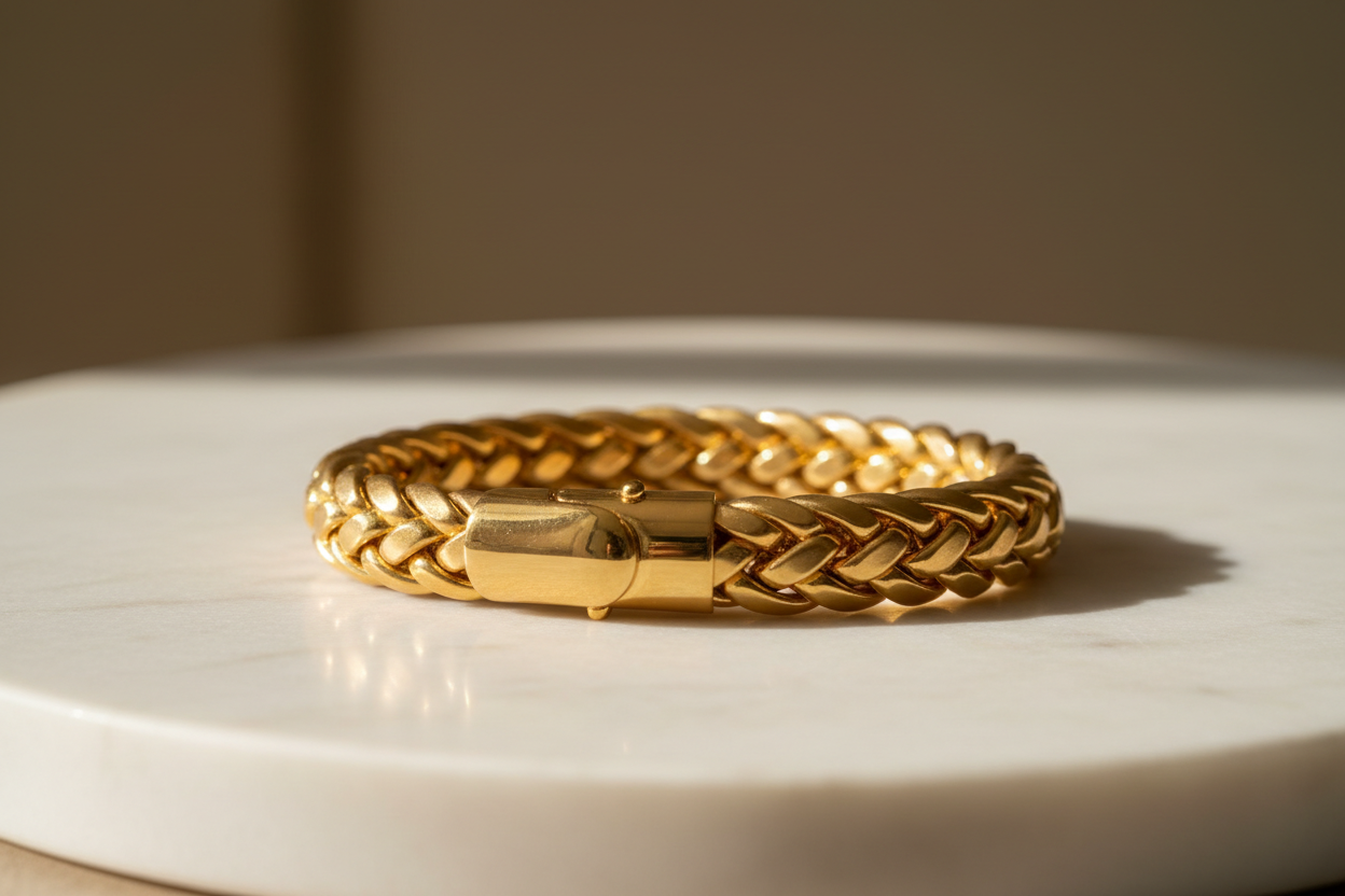 REFORMULE TUDO ISSO QUE EU QUERO Pulseira Dourada Luxo